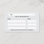 Tablet Vakken Professionele kruis Groen Afsprakenkaartje (Achterkant)