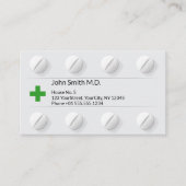 Tablet Vakken Professionele kruis Groen Afsprakenkaartje (Voorkant)