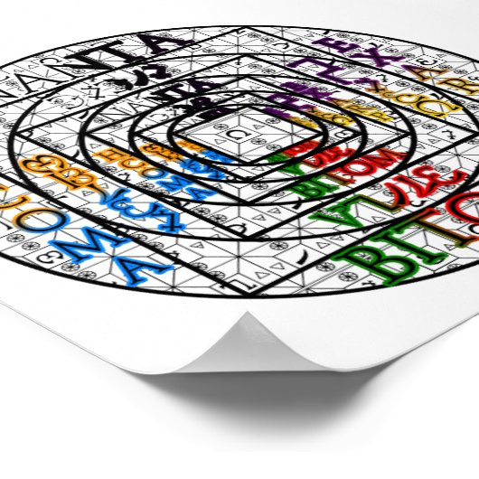 Tablet van Uniesignaal Poster (Hoek)