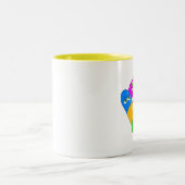 Tabletcapsules Tweekleurige Koffiemok (Center)