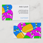 Tabletcapsules Visitekaartje (Voorkant / Achterkant)