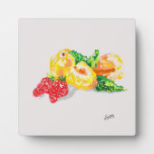 Tabletje W/canvas: fruit voor de dag Fotoplaat (Voorkant)