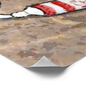 Tabletkern in de badkamer gooien poster (Hoek)