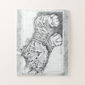 Tabletkern Pen en inkt Legpuzzel (Verticaal)