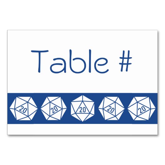 Tabletop afbeelding in blauwe Kaart tabel (Voorkant)