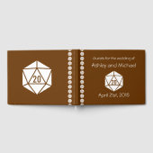 Tabletop afbeelding in Chocolate Guest Book Gastenboek (Volledig)