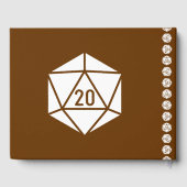 Tabletop afbeelding in Chocolate Guest Book Gastenboek (Achterkant)