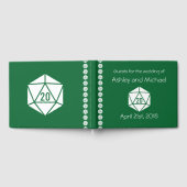 Tabletop afbeelding in Groen gastboek Gastenboek (Volledig)