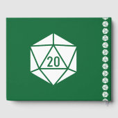 Tabletop afbeelding in Groen gastboek Gastenboek (Achterkant)