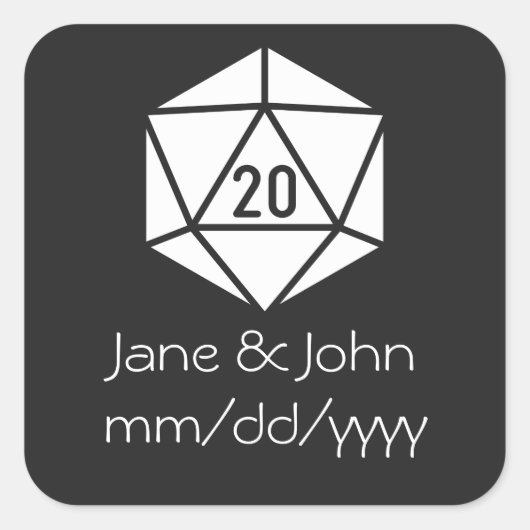Tabletop afbeelding in zwarte sticker (Voorkant)