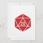 Tabletop Chic in Cherry Wedding Invitation Kaart (Achterkant)