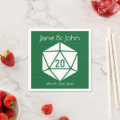 Tabletop Chic in Green Napkins Servetten (Insitu)