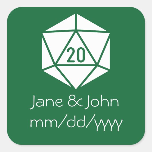 Tabletop Chic in Green Sticker (Voorkant)