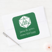 Tabletop Chic in Green Sticker (Envelop)