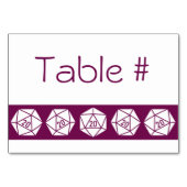 Tabletop Chic in Kaart voor wijntafel (Achterkant)