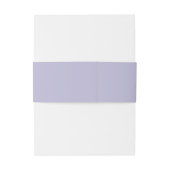 Tabletop Chic in Lavender Invitation Belly Band Uitnodigingen Wikkel (Achterkant Voorbeeld)