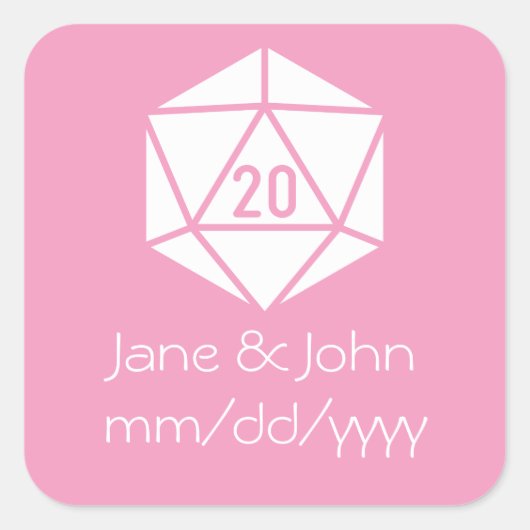 Tabletop Chic in Petal Pink Sticker (Voorkant)