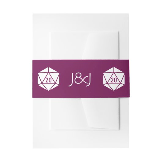 Tabletop Chic in Wine Invitation Belly Band Uitnodigingen Wikkel (Voorkant Voorbeeld)