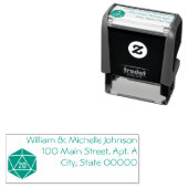 TableTop Chique Zelfinkt Adres Stempel (In situ)