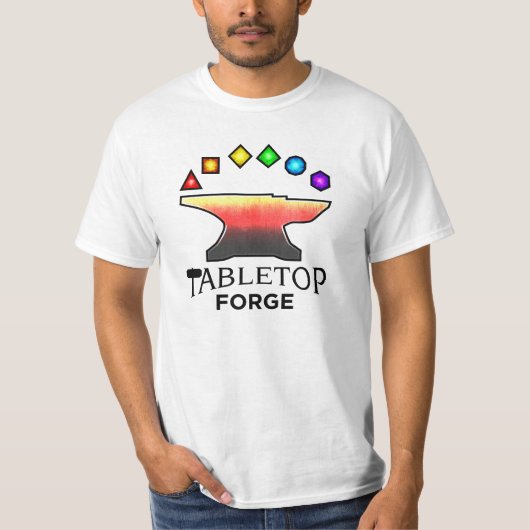 Tabletop Forge Value Tshirt (Voorkant)