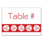 Tabletop in Cherry Table Table Kaart (Achterkant)