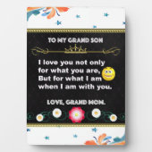 Tabletop Plaque, cadeau aan mijn dochter op Fotoplaat (voorkant)