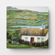 Tabletop Plaque met Easel Irish Ireland Art