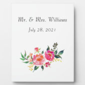 Tabletop Plaque met Easel - Weddenschap Fotoplaat (Voorkant)