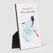 Tabletop Plaque w/ Easel Big Brother Januari 2020 Fotoplaat (Zijkant)