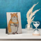 Tabletop Plaque with Easel Fotoplaat (Zijkant)