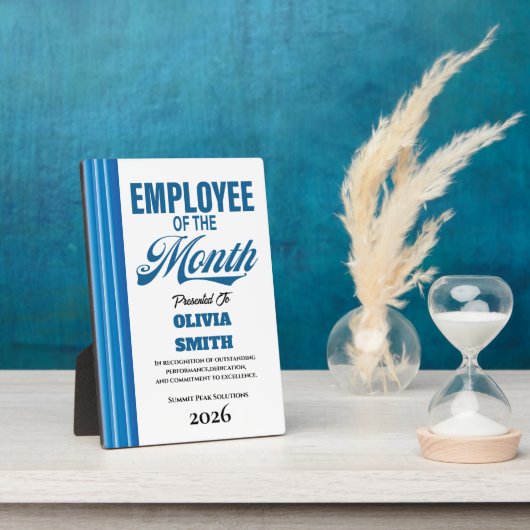 Tabletop Plaque with Easel Fotoplaat (Zijkant)