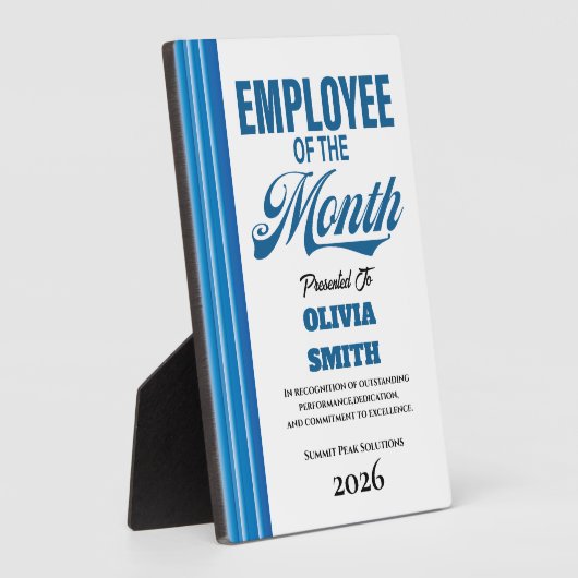 Tabletop Plaque with Easel Fotoplaat (Zijkant)