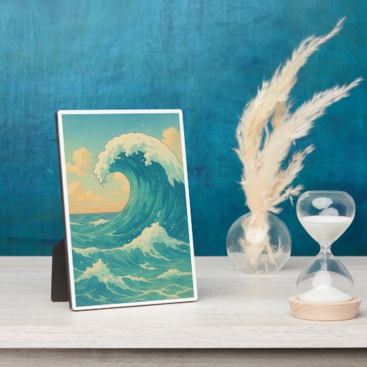 Tabletop Plaque with Easel Fotoplaat (Zijkant)