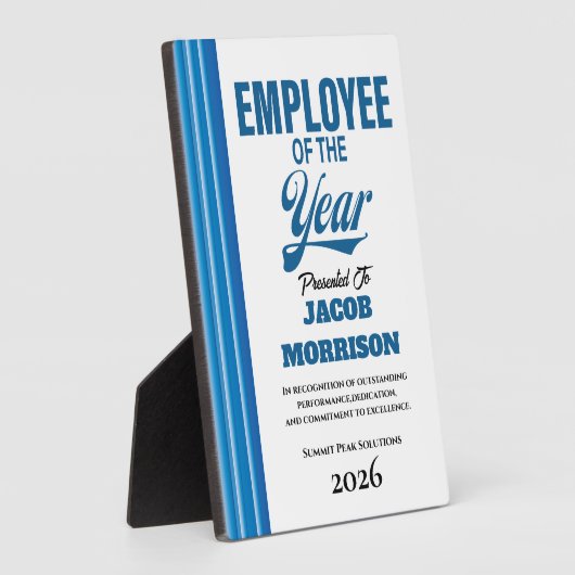 Tabletop Plaque with Easel Fotoplaat (Zijkant)