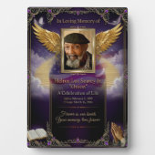 Tabletop Plaque with Easel Fotoplaat (voorkant)