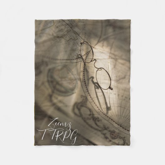 Tabletop Role Playing Game Blanket Fleece Deken (Voorkant)