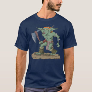 Tabletop roleplay figuur met bijl t-shirt
