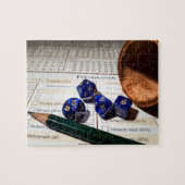 Tabletop RPG | Fantasy Role Player Character Sheet Legpuzzel (Horizontaal)