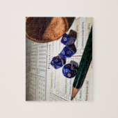 Tabletop RPG | Fantasy Role Player Character Sheet Legpuzzel (Verticaal)