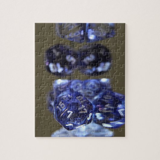 Tabletop RPG | Fantasy Role Player Dice op Mirror Legpuzzel (Verticaal)