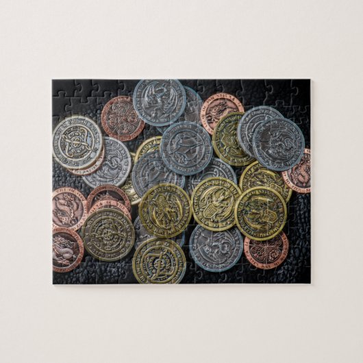 Tabletop RPG | LARP Fantasy-muntstukken van PNP-ro Legpuzzel (Horizontaal)