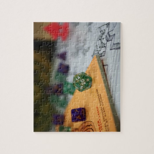 Tabletop RPG | PNP Fantasy Role Player Night Dice Legpuzzel (Verticaal)