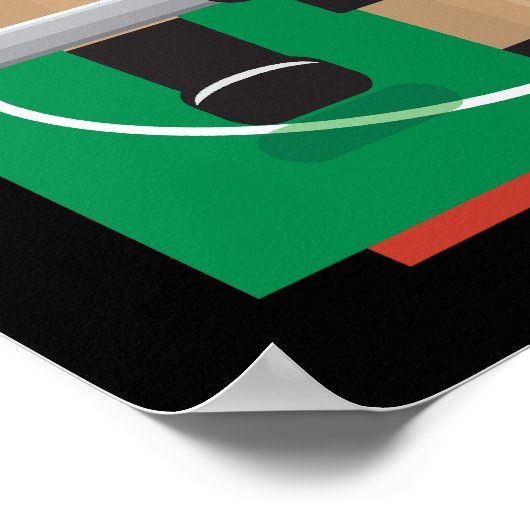 Tabletop Soccer Poster (Hoek)