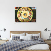 Tabletop van de zeven doodzonnen canvas afdruk (Insitu (Slaapkamer))