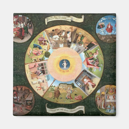 Tabletop van de zeven doodzonnen magneet (Voorkant)
