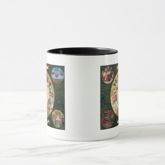 Tabletop van de zeven doodzonnen mok (Midden)