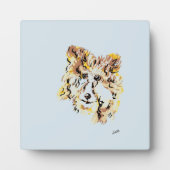 Tabletop W/Canvas: Collie Plaque Fotoplaat (Voorkant)