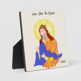 Tabletop W/Canvas : Saint John The Baptist Fotoplaat