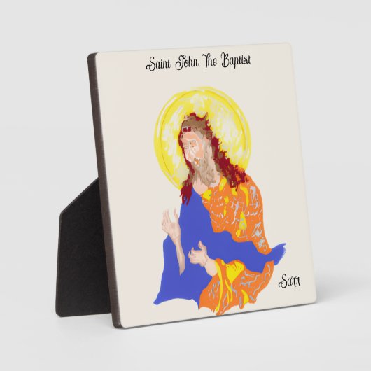 Tabletop W/Canvas : Saint John The Baptist Fotoplaat (Voorkant)