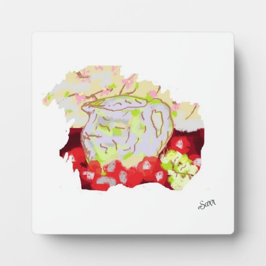 Tabletop W/Canvas: Stilstaande levenspitcher met r Fotoplaat (Voorkant)